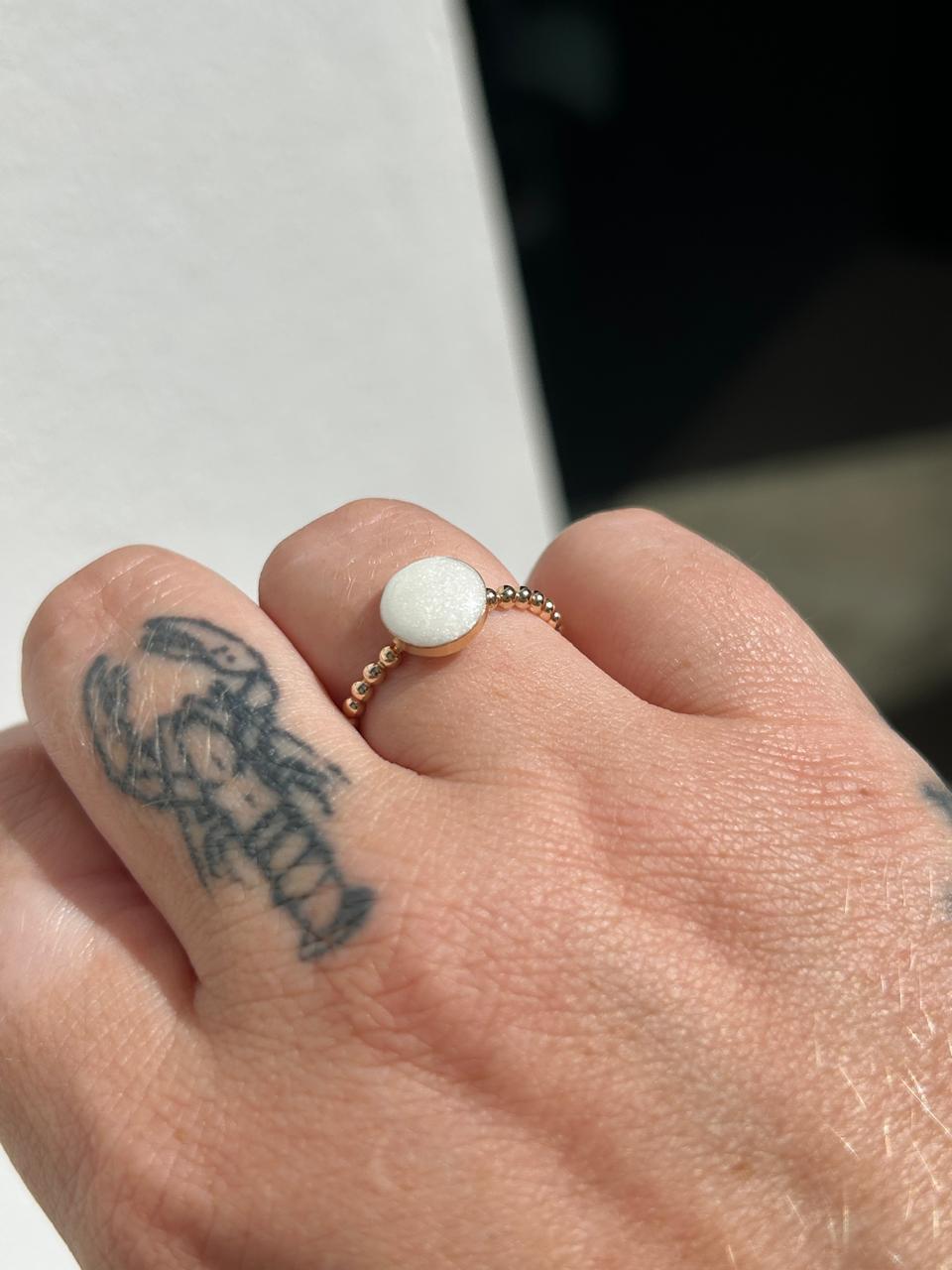 Sterling Silver Bubble Ring