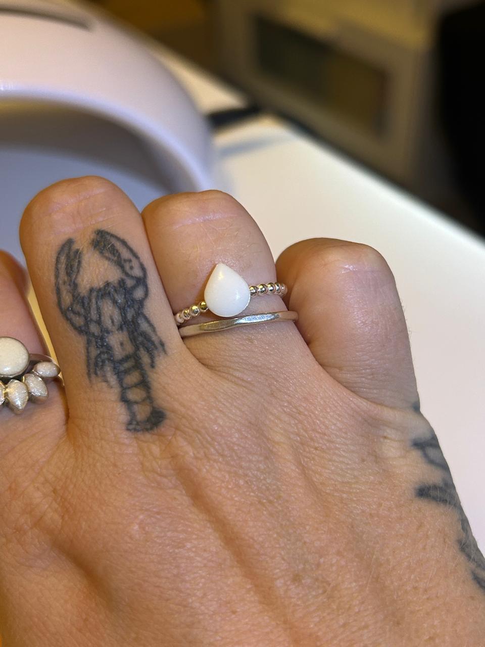 Sterling Silver Bubble Ring