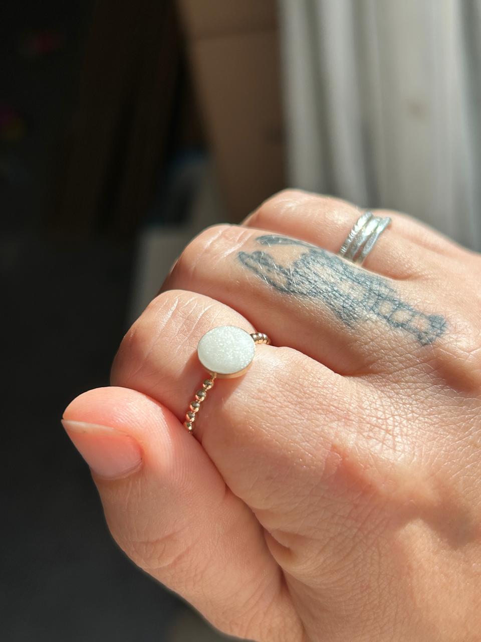 Sterling Silver Bubble Ring