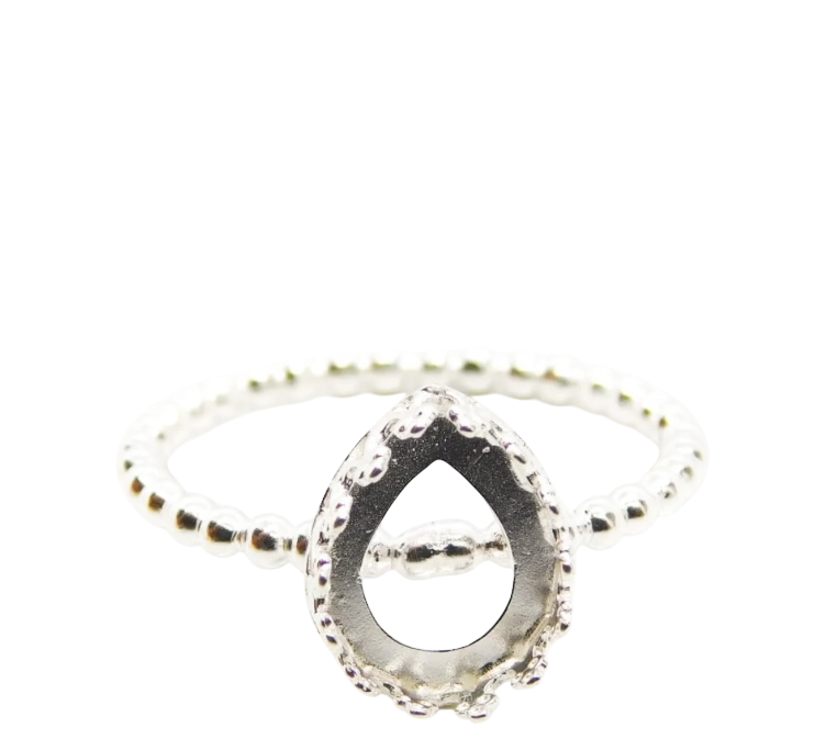 Sterling Silver Bubble Ring