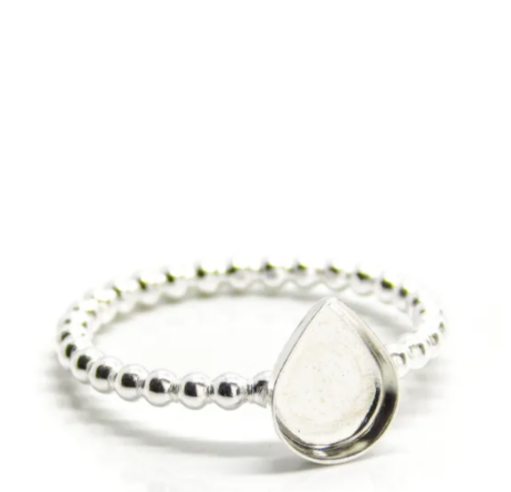 Sterling Silver Bubble Ring