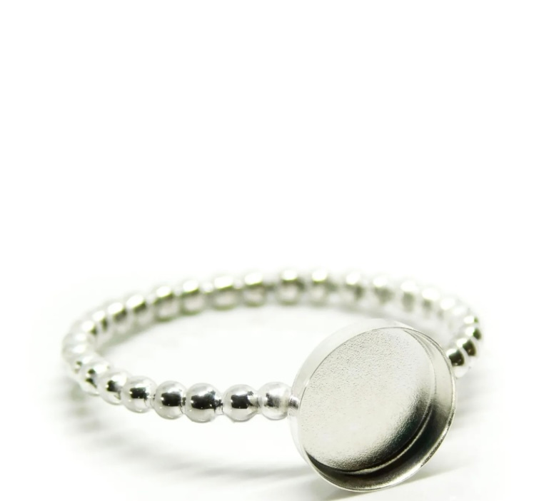Sterling Silver Bubble Ring