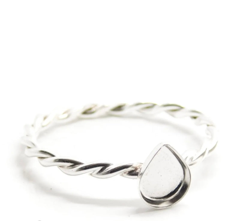 Sterling Silver Twist Ring