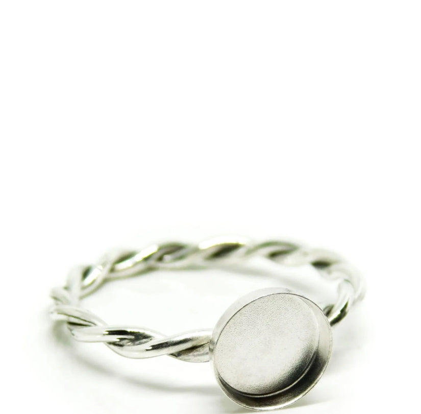 Sterling Silver Twist Ring
